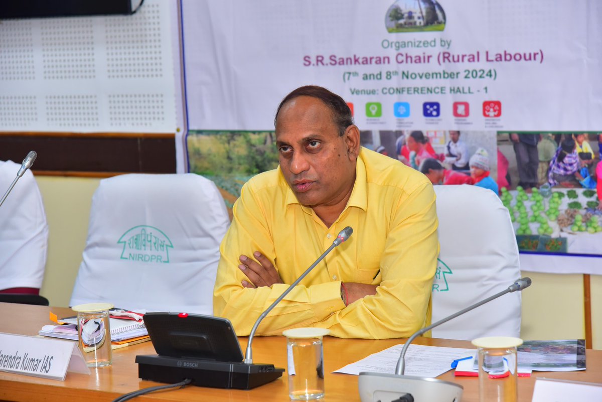 NIRDPR_India's tweet photo. The 2-Day Seminar on Tribal Communities &amp; Sustainable NTFP Use @NIRDPR_India was inaugurated by Dr @G_NarendraKumar, IAS, DG, NIRDPR! 26 research papers were presented on NTFP livelihoods, market challenges &amp; governance. Seminar coordinated by @JyothisNird &amp; Dr P. P. Sahu #NTFP https://t.co/QsfKWpC55Y