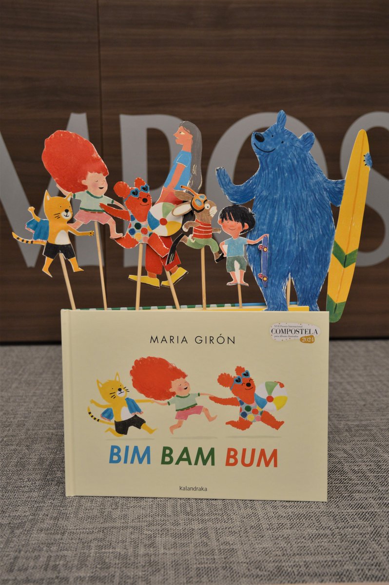 “#BimBamBum son uns personaxes moi divertidos que van á praia e, polo camiño, van recollendo máis amigos. A graza está en como os presento e no son que forman xuntos porque chámanse Chim, Bam, Bum, Cata, Plas, Chim, Pom” #MariaGiron #PremioCompostela
📻cadenaser.com/audio/cadenase…