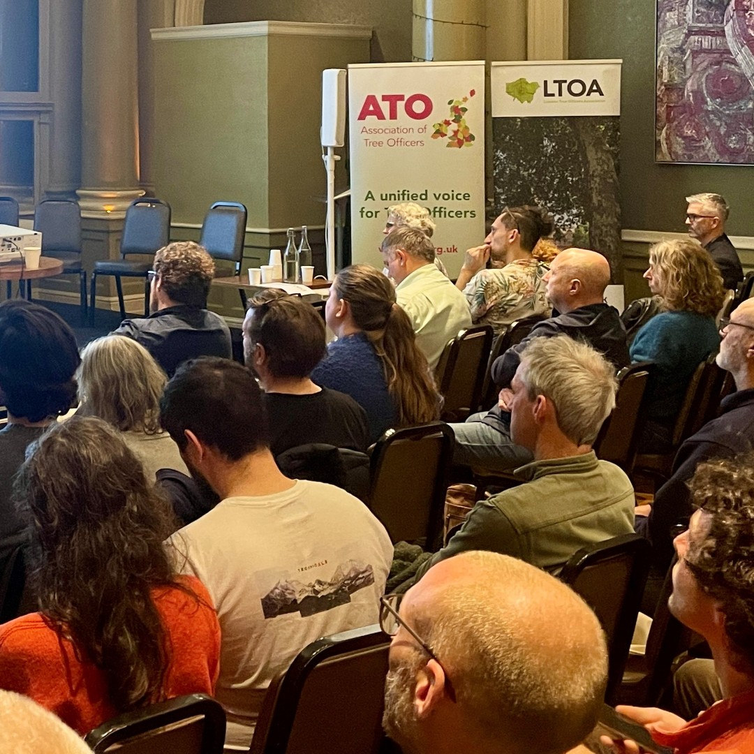 Forest_Research's tweet photo. ๐ณ Forest Research staff presented vital insights at the National Tree Officers Conference in Leeds this week on #SootyBarkDisease and promoted the use of #TreeAlert, a crucial tool for early disease detection and tree health monitoring. ๐ฑ
#NTOC2024 @TheICF @ForestryComm https://t.co/j9HEzrVIsh