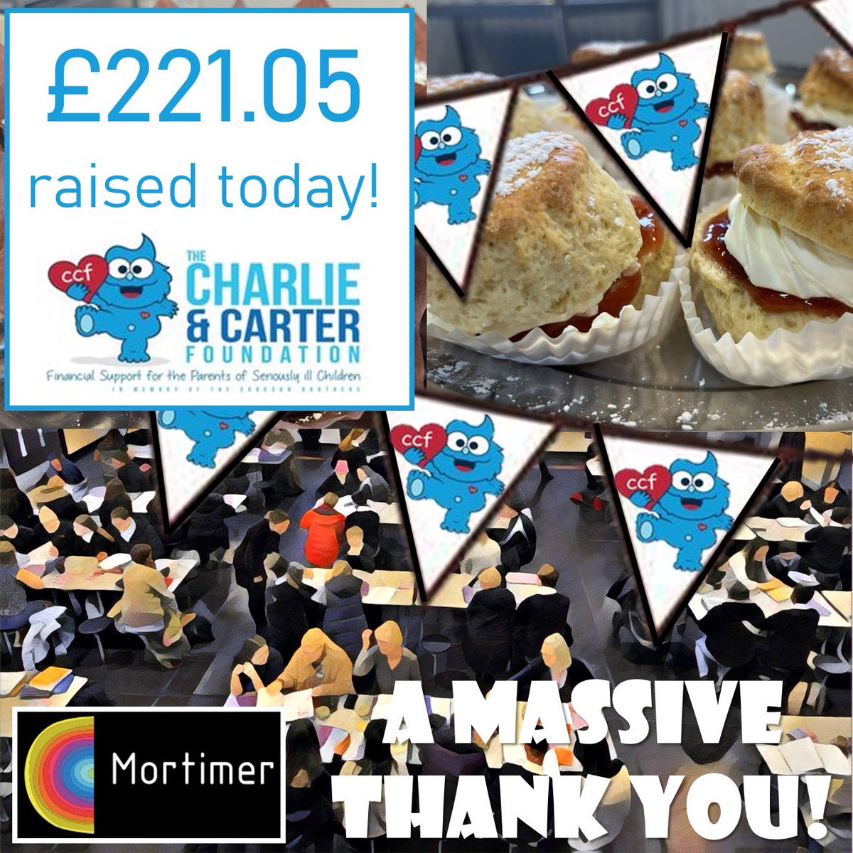 Mortimer (@mortimercc) on Twitter photo 💙🧁💜 YEAR 9 COFFEE MORNING! 💜🧁💙
☕️ A huge thank you to all of our families who attended our coffee morning today! ☕️
💙 We have raised a fantastic £221.05 for <a href="/charlie1carter/">The Charlie & Carter Foundation CCF</a>! 💙
#TeamMortimer #community #keepingintouch #fundraising 💙🧁💜 YEAR 9 COFFEE MORNING! 💜🧁💙
☕️ A huge thank you to all of our families who attended our coffee morning today! ☕️
💙 We have raised a fantastic £221.05 for <a href="/charlie1carter/">The Charlie & Carter Foundation CCF</a>! 💙
#TeamMortimer #community #keepingintouch #fundraising