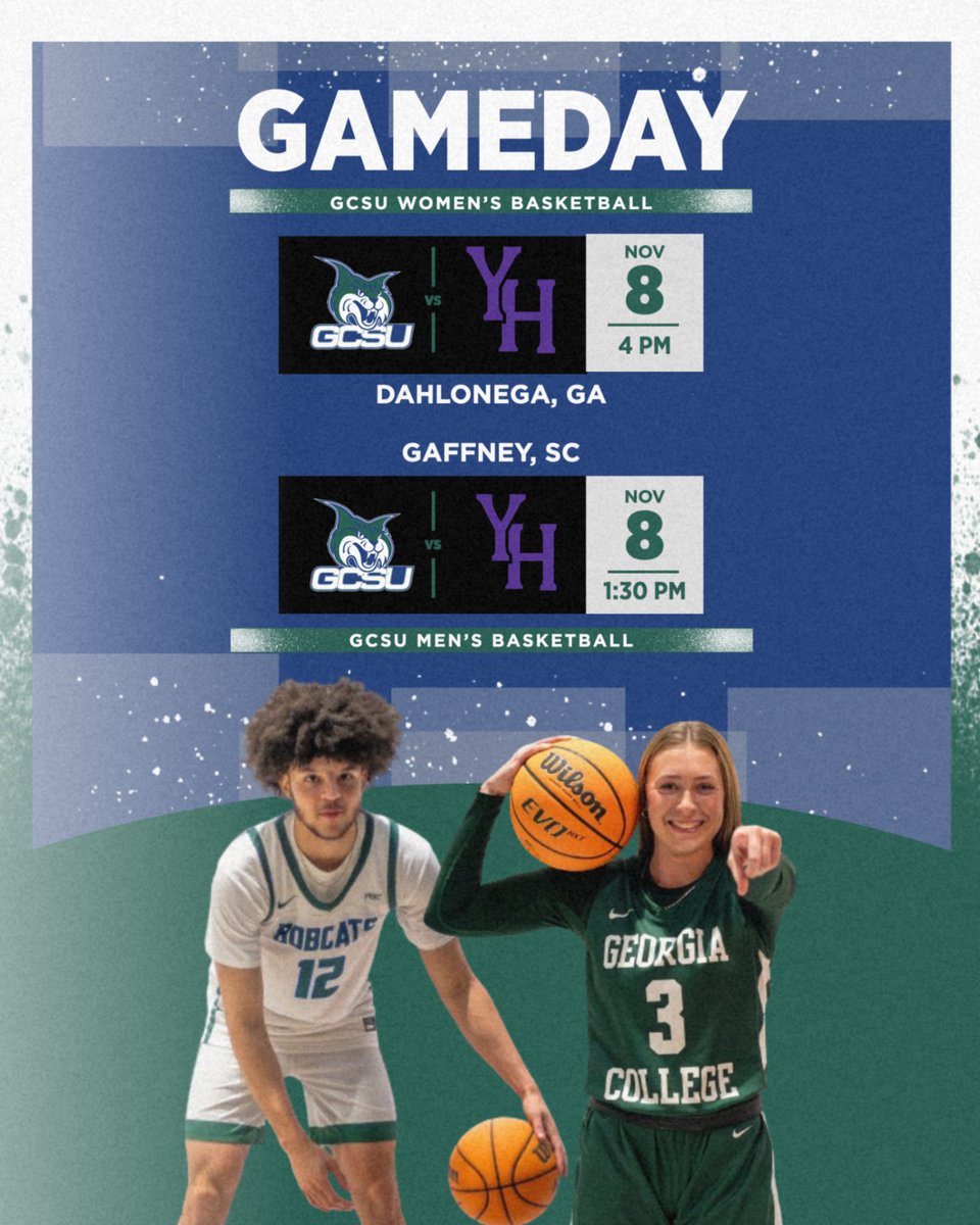 GCSUBobcats's tweet photo. BB | @gcsuwbb and @gcsumbb kick off the season on the road this afternoon. #BringtheThunder https://t.co/PaAazNQQZn