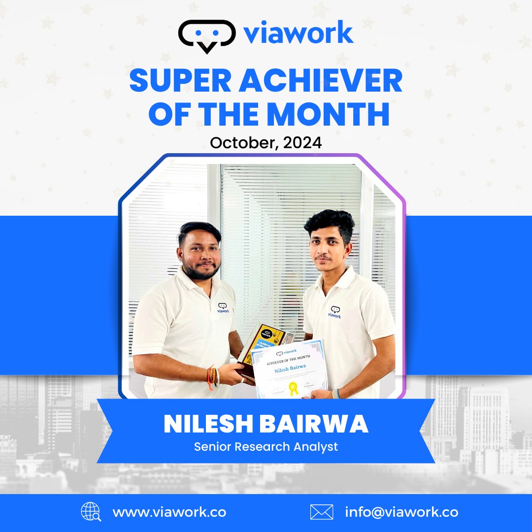 ViaworkBusiness's tweet photo. Your exceptional performance and dedication to your work have made you the Performer of the Month. Congratulations on this impressive achievement!.
.
#performerofthemonth #staremployee
#employeeofthemonth #bestemployee #employee #viawork #viaworkbusinesssolutions https://t.co/TTcZ67Z9ZA