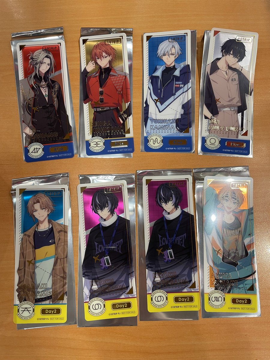 hime_hi224's tweet photo. 【交換】エイトリ 18TRIP オリジナルクリアしおり GiGOキャンペーン

譲)練牙* 添* 雪風 ♡礼光 あく太 ♡季肋2 七基*

求)可不可or300円(＋送料)

9日池袋にて18時45分以降お手渡し優先

お声がけ重なる場合は*は♡がなくなり次第無印お迎えの方優先
譲渡も同様となります。
お気軽にお声がけ下さい🌸 https://t.co/OaZJBFsnbc