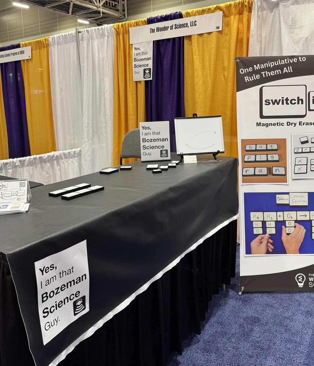 Paul Andersen (@paulandersen) on Twitter photo Added three clarifying posters to the booth at #NSTAFall24. Can you find the hidden objects?
#NSTA #hiddenobject #bozemanscience #switchits Added three clarifying posters to the booth at #NSTAFall24. Can you find the hidden objects?
#NSTA #hiddenobject #bozemanscience #switchits