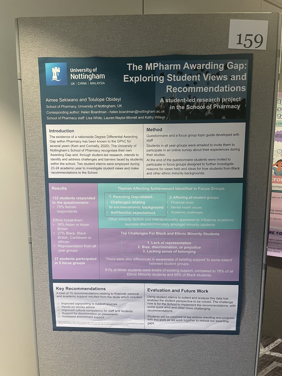 Matthew Boyd đź’™ (he/him) (@matthew_boyd) on Twitter photo Come and see our <a href="/UoNPPP/">UoN_Pharmacy_PPP</a> <a href="/UoN_Pharmacy/">UoNPharmacy</a> student work on the attainment awarding gap. Come and see our <a href="/UoNPPP/">UoN_Pharmacy_PPP</a> <a href="/UoN_Pharmacy/">UoNPharmacy</a> student work on the attainment awarding gap.