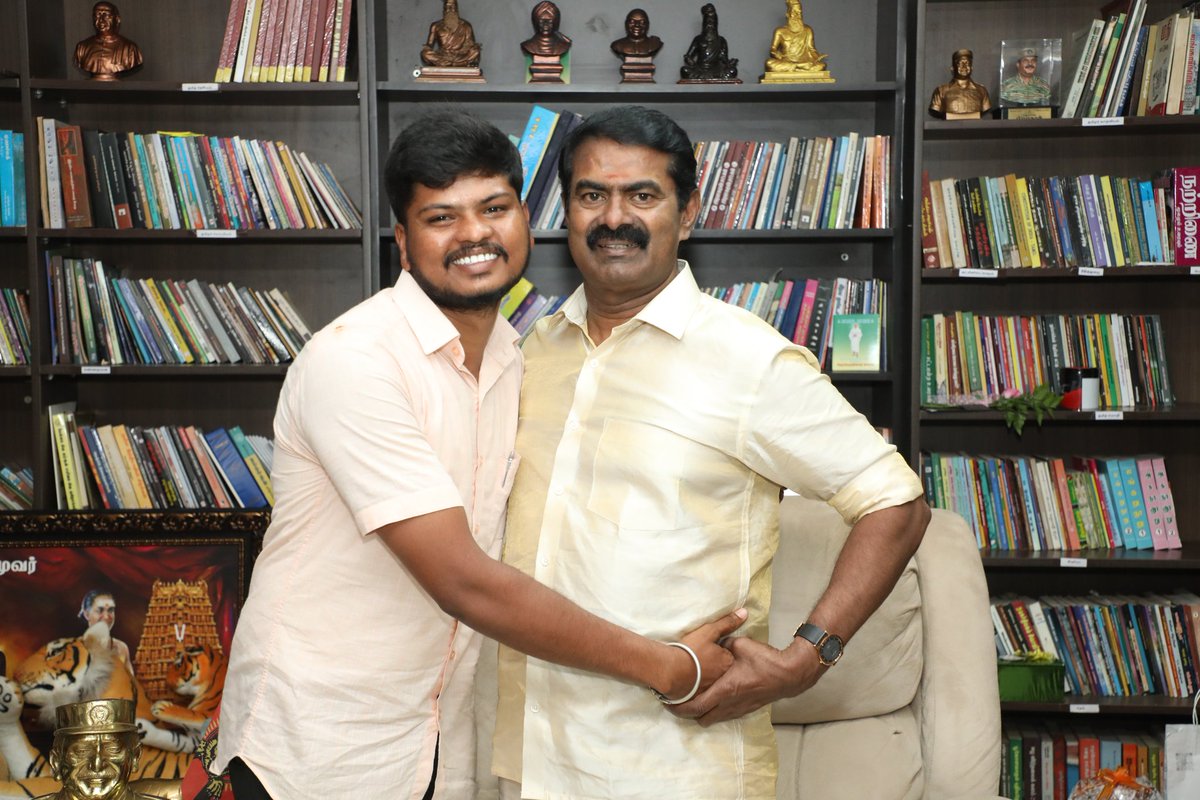 #கொள்கைத்தலைவன்_சீமான் 
நாம் தமிழர் கட்சி தலைமை ஒருங்கிணைப்பாளர் <a href="/Seeman4TN/">செந்தமிழன் சீமான்</a> அண்ணனுடன் இன்று ஒரு தருணம்...