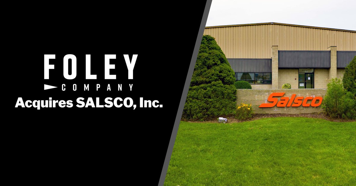 <a href="/Foley_Company/">Foley Company</a>  Acquires SALSCO, Inc 
Expanding Its Leadership in the Golf and Turf Industry

foleyco.com/foley-company-…