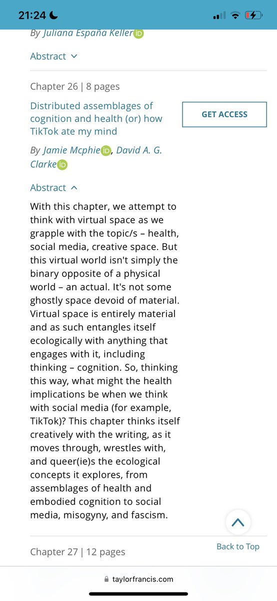 DavidAGClarke's tweet photo. Lovely to have this chapter out in the Routledge Handbook on Spaces of Mental Health and Wellbeing. https://t.co/oGDx4tLhoZ https://t.co/M3u9RfIFRo