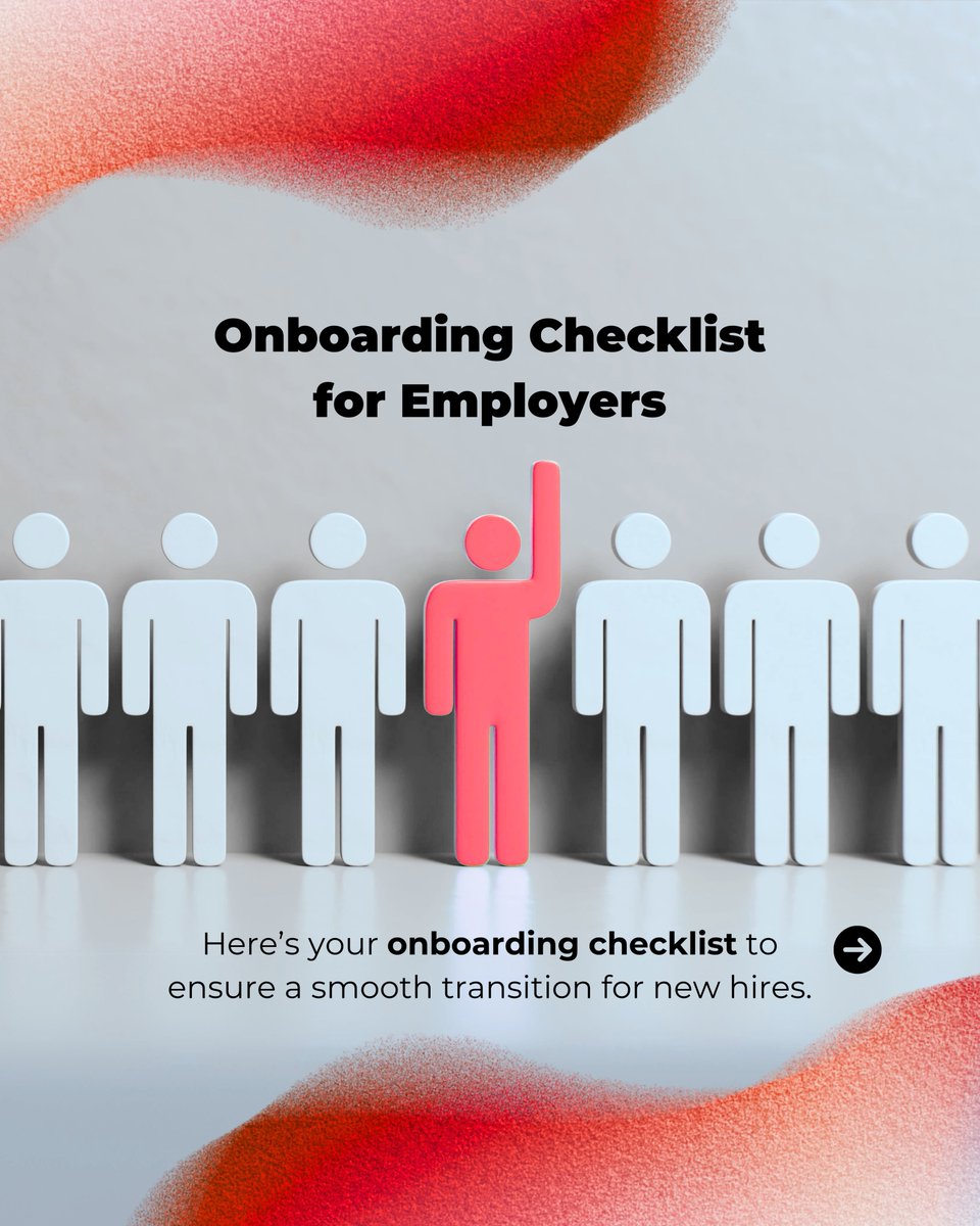 EmploymentReach's tweet image. Your Guide to Effective Onboarding!

Starting a new role is a big step—make it easier with our step-by-step onboarding checklist.

Ensure every new hire feels prepared, valued, and ready to make an impact.

#OnboardingChecklist #NewHireJourney #FirstDaySuccess