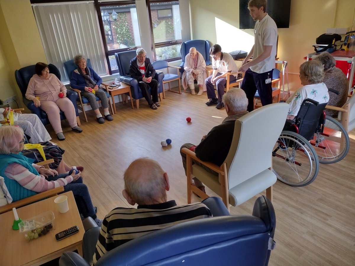 Anne-Marie Thompson (@amthompson19) on Twitter photo Plenty of patient participation in today's therapy class using thera bands with Physio Edwin and student physio Matt. Polished off with a game of boules. <a href="/OldhamCO_NHS/">Oldham Care Organisation</a> <a href="/JacobSc46299878/">Jacob Scott</a> Plenty of patient participation in today's therapy class using thera bands with Physio Edwin and student physio Matt. Polished off with a game of boules. <a href="/OldhamCO_NHS/">Oldham Care Organisation</a> <a href="/JacobSc46299878/">Jacob Scott</a>