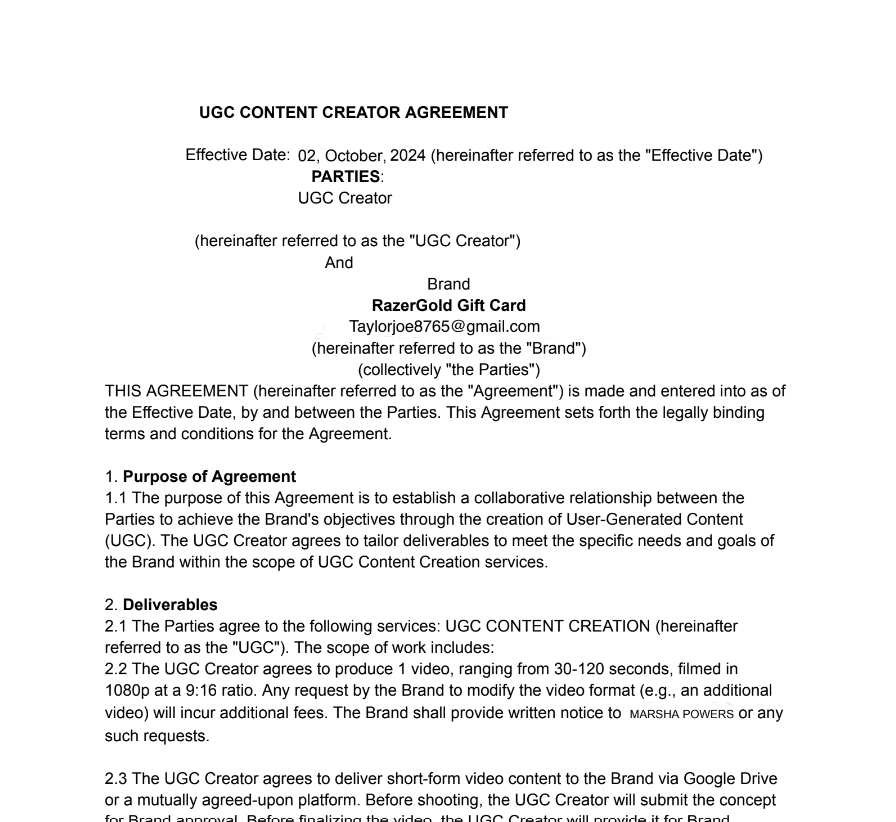 Guys, be careful when applying to brands here on X

Yesterday I almost got scammed from someone named Jessica Anderson, she was offering $750 for 1 video 🤨

Be careful ❗️ Read your contract well before sign it and now what you're getting into.

#UGCcreator #ugccommunity