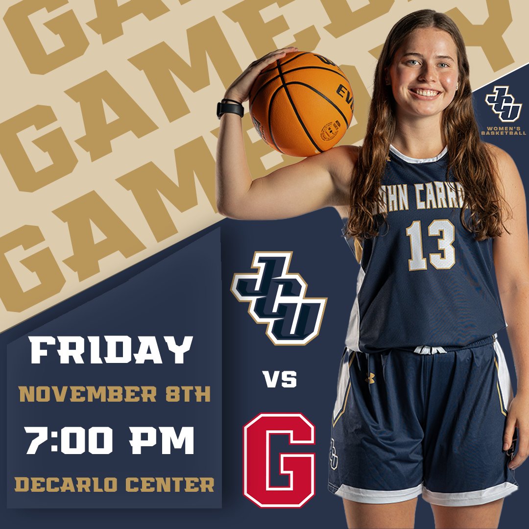 THE BLUE STREAKS ARE BACK IN THE DECARLO CENTER!

<a href="/JCU_WBB/">John Carroll Women's Basketball</a> returns home tonight, as JCU hosts the Winking Lizard Tip-Off Tournament! Come support your Blue Streaks! 

📊 jcusports.com/sidearmstats/w…
📺 JCUSports.com/live