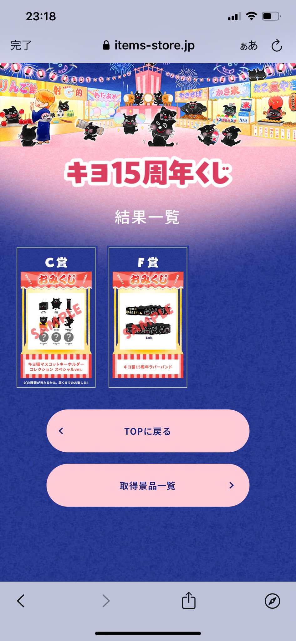キヨ 15周年くじ 特賞MA-1 キヨ15周年くじ(オンラインくじ)