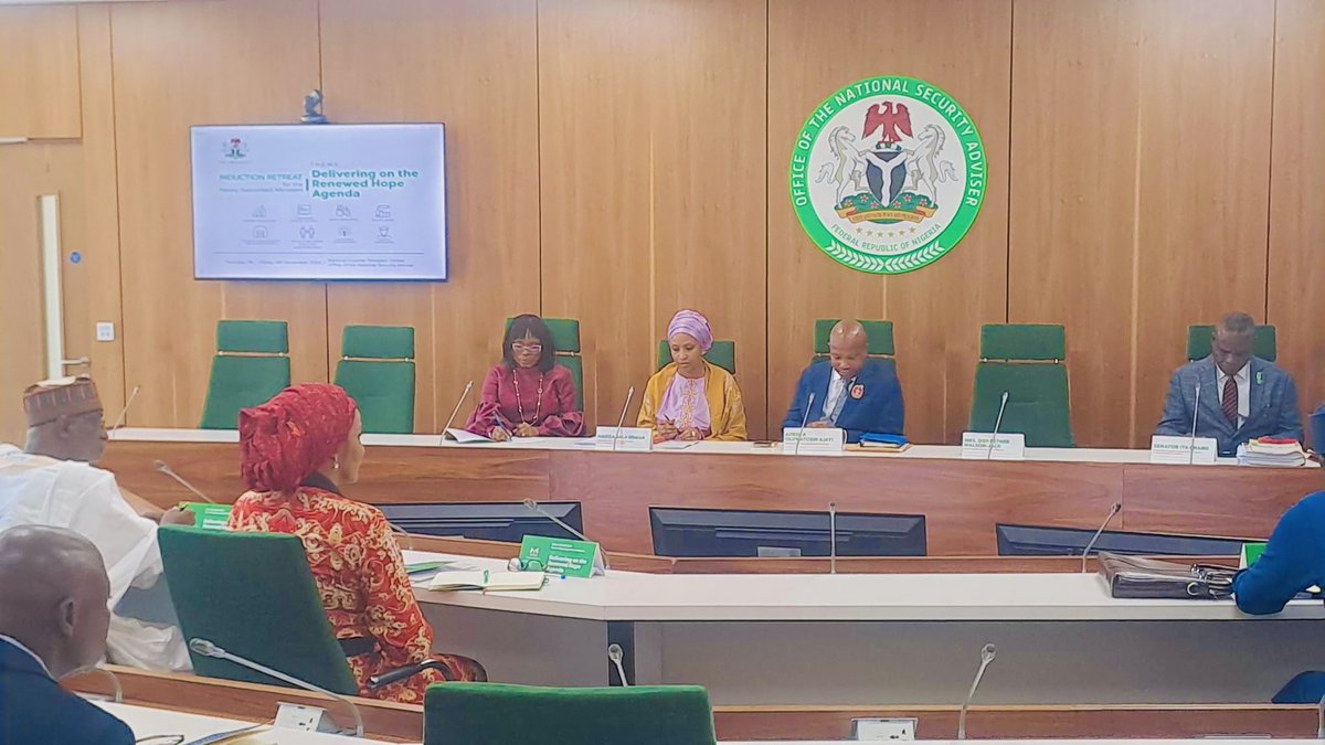 Police_Boi's tweet photo. DAY 2:

the Honorable Minister of Labor and Employment, Dr. Muhammadu Maigari Dingyadi Attending two days Induction Retreat for the newly Appointed Minister's At Jib Conference hall National Counter terrorism Center office of the national security adviser to the president Abuja. https://t.co/ahH3VyqC1f