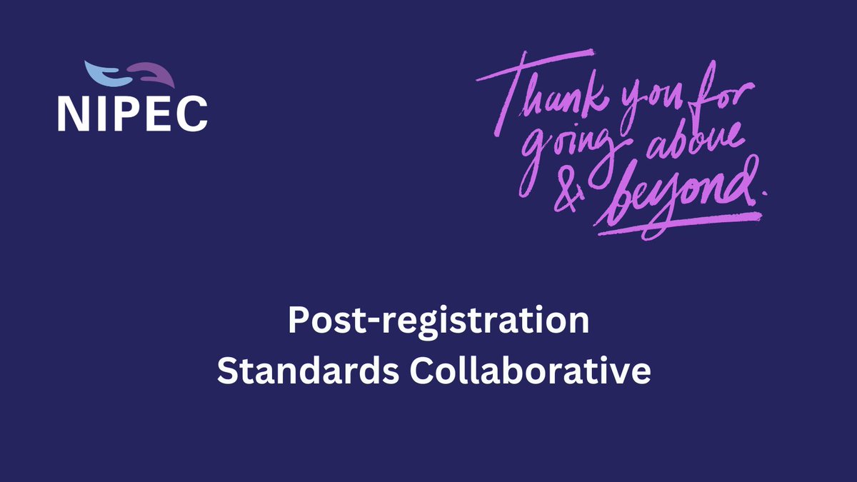 Post-registration Standards Collaborative last meeting today. NIPEC thanks group for sharing their knowledge, expertise and wisdom throughout the life of the project, ensuring  the new Standards are fully implemented into practice and education. <a href="/Fiona57061071/">Fiona Bradley</a>