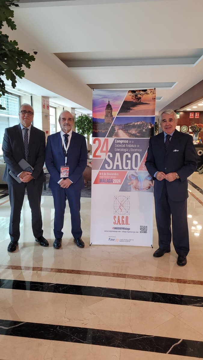 🚩INAUGURACIÓN del 24º Congreso SAGO 2024
Sr. Pdte. del Comité Organizador
Dr. D. Jesús Jiménez López
Ilmo. Sr. Pdte. del Colegio de Médicos de Málaga
Dr. D. Pedro Navarro Merino
Sr. Gerente Hosp. Regional Universitario de Málaga
Dr. D. José Antº Ortega Domínguez

#sago2024malaga