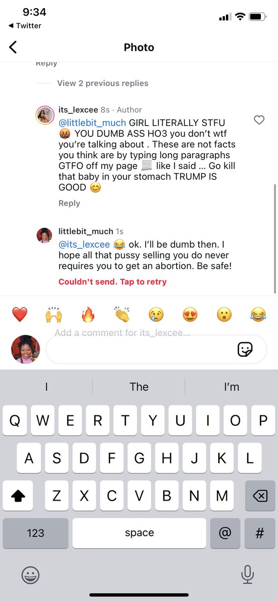 LittleBit_Much's tweet photo. She blocked me 😂 https://t.co/u4TmGSGGRp