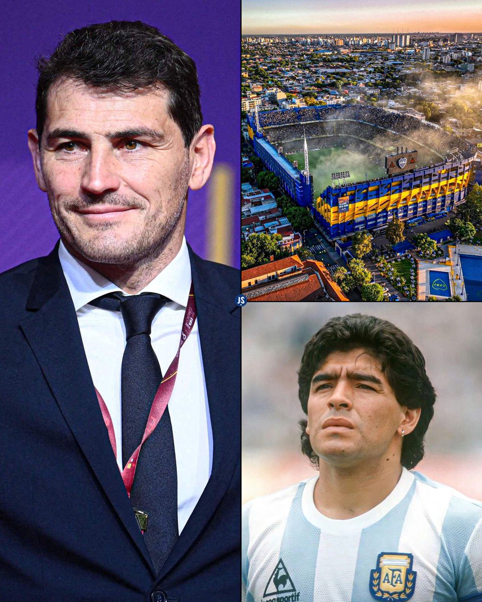 “Mi equipo perfecto tendría la afición de Boca Juniors y a Diego Armando Maradona como leyenda”.

Firma: Iker Casillas, con @AdriContreras.