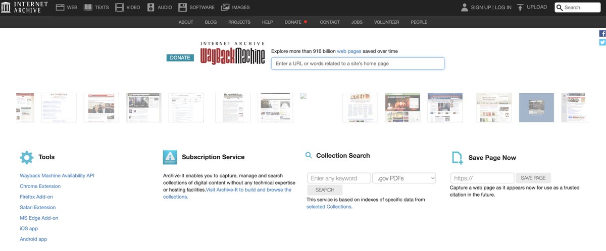 Did you know there’s a digital library preserving the history of the Internet?

#waybackmachine offers free access to websites, cultural artifacts, and more for researchers.

web.archive.org

<a href="/waybackmachine/">The Wayback Machine</a>

#OpenAccess #InternetArchive #OSINT #webtool  <a href="/CatcherPhishing/">Phishing Catcher</a>