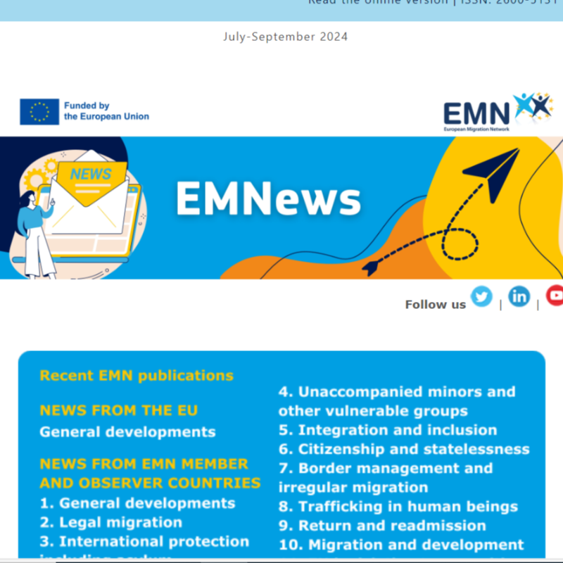 EUHomeAffairs's tweet photo. We know you enjoy reading our newsletter🤩 but for this #WeekendRead we encourage you to read and subscribe to the @EMNMigration one.

🔹 Legal migration
🔹 Integration &amp; inclusion
🔹Trafficking in human beings

&amp; much more 👇