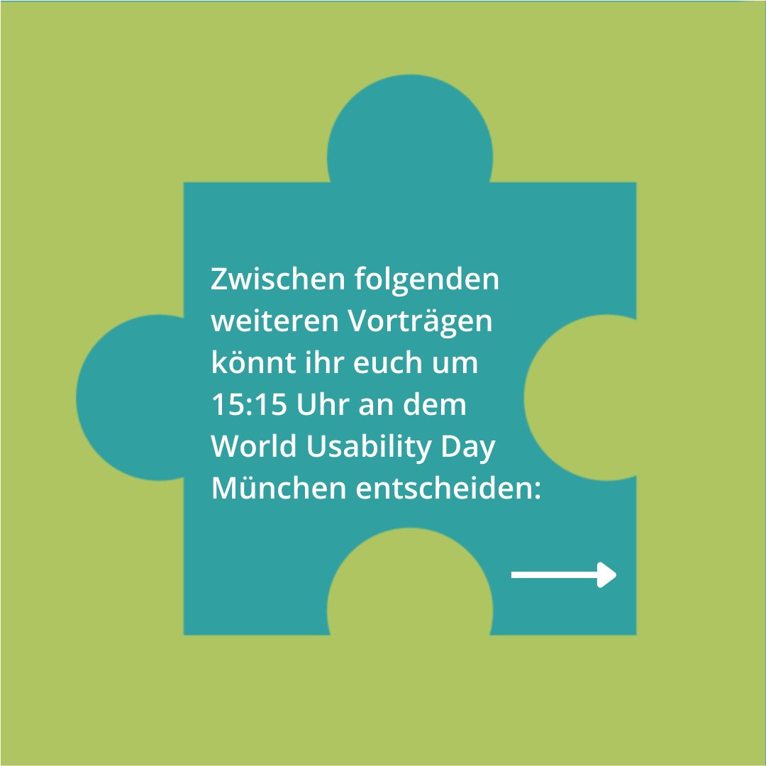 World Usability Day München tweet media
