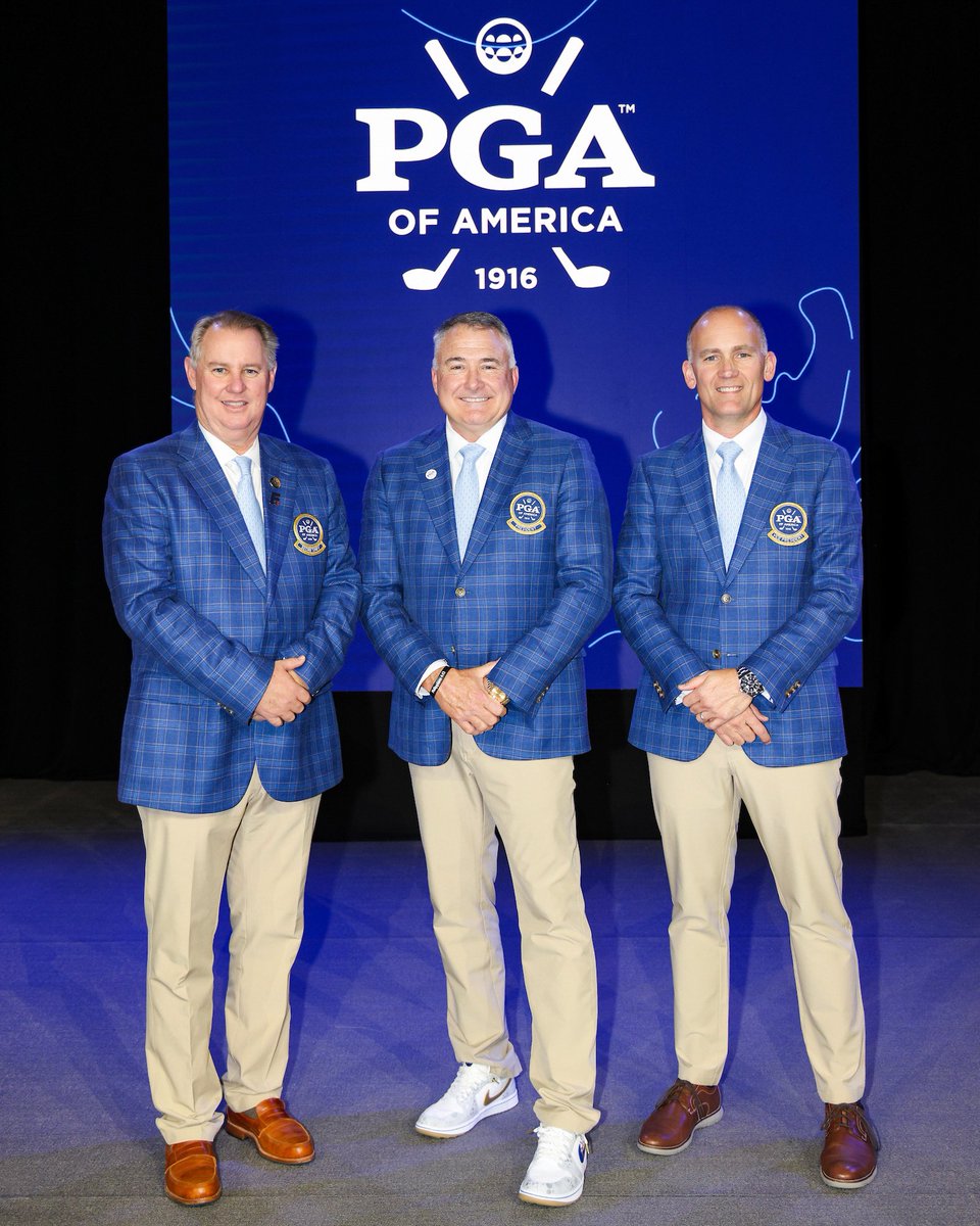 Yesterday at our 108th Annual Meeting, Don Rea Jr., PGA, was elected PGA of America President, Nathan Charnes, PGA, was elected Vice President and Eric Eshleman, PGA, was elected Secretary! 👏
