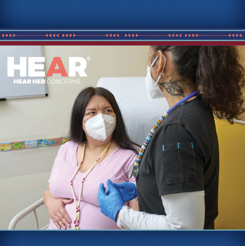 MinorityHealth's tweet photo. Health care providers are a #SourceForBetterHealth who play a critical role in improving maternal health among American Indian and Alaska Native people. It's important to make sure your patients are comfortable sharing their concerns. Learn more: https://t.co/h1WSFCgr6A #NAHM2024 https://t.co/94gzkKdGY1