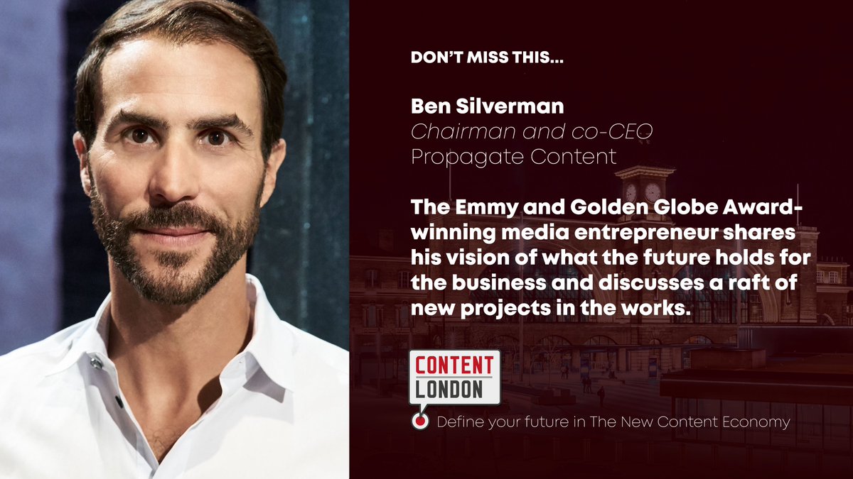 Don’t miss this session at Content London, which will help define your future in The New Content Economy. Find out more and register online HERE: contentlondon.net 

#contentlondon #newcontenteconomy #propagatecontent