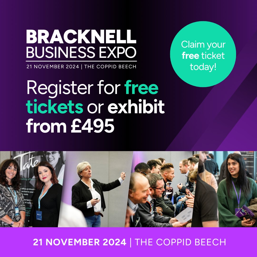 Ready to boost your business? 🔥 The Bracknell Business Expo on 21st Nov is where you need to be! 🚀 Join us for expert insights &amp; strategies. #BracknellExpo #MarketingTips #BizGrowth <a href="/B2BExpos/">B2B Expos</a> b2bexpos.co.uk/event/bracknel…