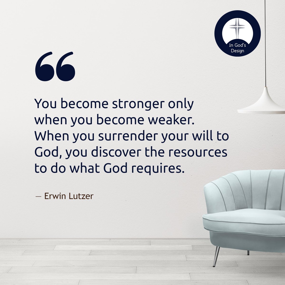 JaneWWaweru's tweet photo. “You become stronger only when you become weaker. When you surrender your will to God, you discover the resources to do what God requires.” — Erwin Lutzer
#Surrender #Faith #Hope #Love #InGodsDesign https://t.co/eAxLEisUz7