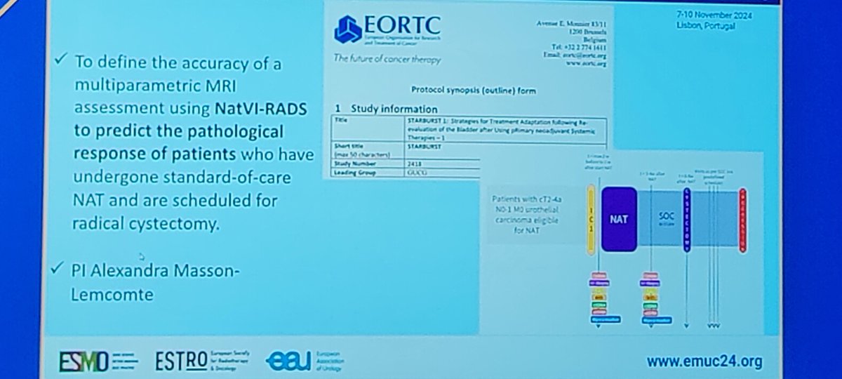 EORTC GUCG YI (@eortc_gucg_yeci) on Twitter photo Nice talk by Dr Masson-Lecomte on the importance of defining the response to NAT, as well as the importance of multimodal assessment. Question will be answered by the EORTC2418 - ‘STARBURST’ study !#EORTC #EMUC24 <a href="/y_loriot/">Yohann Loriot</a> <a href="/Achard_Verane/">Vérane Achard</a> <a href="/vandamme_jvd/">Julien Van Damme</a> <a href="/GGrisay/">Guillaume Grs</a> <a href="/BertrandTOMBAL/">tombal</a> Nice talk by Dr Masson-Lecomte on the importance of defining the response to NAT, as well as the importance of multimodal assessment. Question will be answered by the EORTC2418 - ‘STARBURST’ study !#EORTC #EMUC24 <a href="/y_loriot/">Yohann Loriot</a> <a href="/Achard_Verane/">Vérane Achard</a> <a href="/vandamme_jvd/">Julien Van Damme</a> <a href="/GGrisay/">Guillaume Grs</a> <a href="/BertrandTOMBAL/">tombal</a>