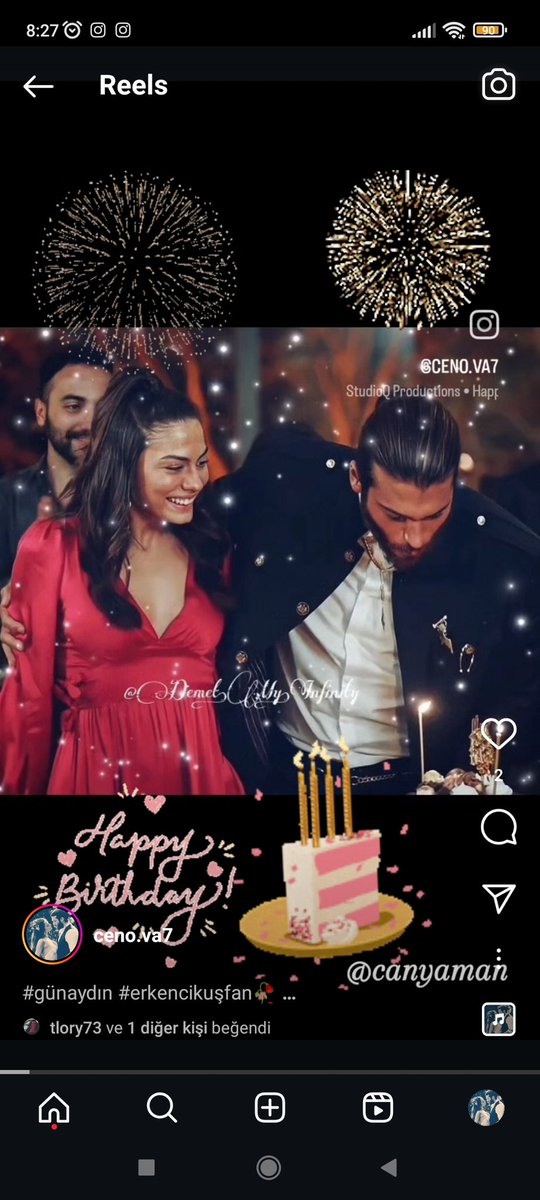 🥀 
@canyaman <a href="/demetozdemir/">Demet Ozdemir</a> #erkencikuş❣️ 
#iyikidoğduncan #mutluyaşlar #iyikidoğdun 

💌Gözlerini kapat ve bir dilek tut
Kanatlansın düşlerin ve onlara izin ver
En yüksek dağ zirvelerinin ötesinde,
Açık mavi gökyüzüne süzülsünler.

Dileklerin neyse hepsi gerçek olsun...
🎂🥳🫶