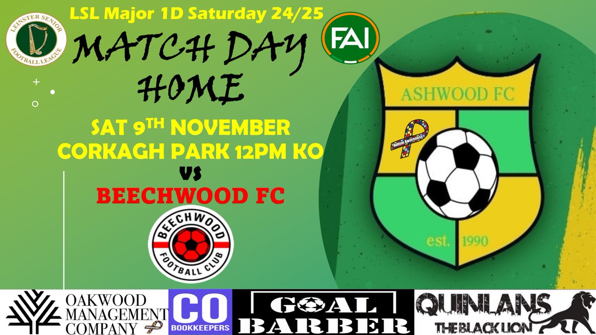 ashwood_fc's tweet image. @oakwoodmanagement 
@goalbarber 
@quinlansblacklion 
CO Bookkeepers