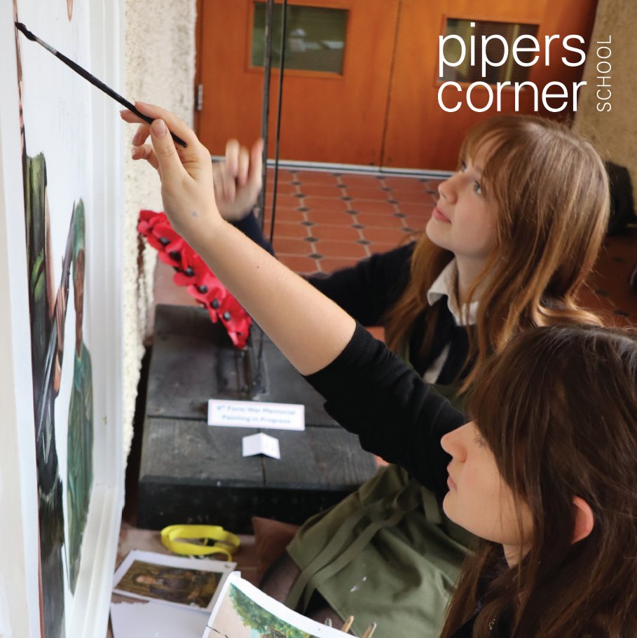 PipersCornerSch's tweet image. As part of a student-led initiative, #PipersSixthForm artists have been painting a thought-provoking mural to serve as a reminder of the lives lost, the general impact of conflict and its consequences in world wars for Remembrance Day.

Our Tommy figure will be placed in front of…