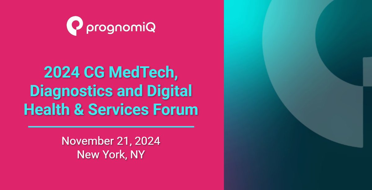 Tomorrow we will be at the 2024 CG MedTech, Diagnostics and Digital Health &amp; Services Forum, where our CEO and Founder, Philip Ma, will be sharing the latest on our approach using multi-omics for early #LungCancer detection.