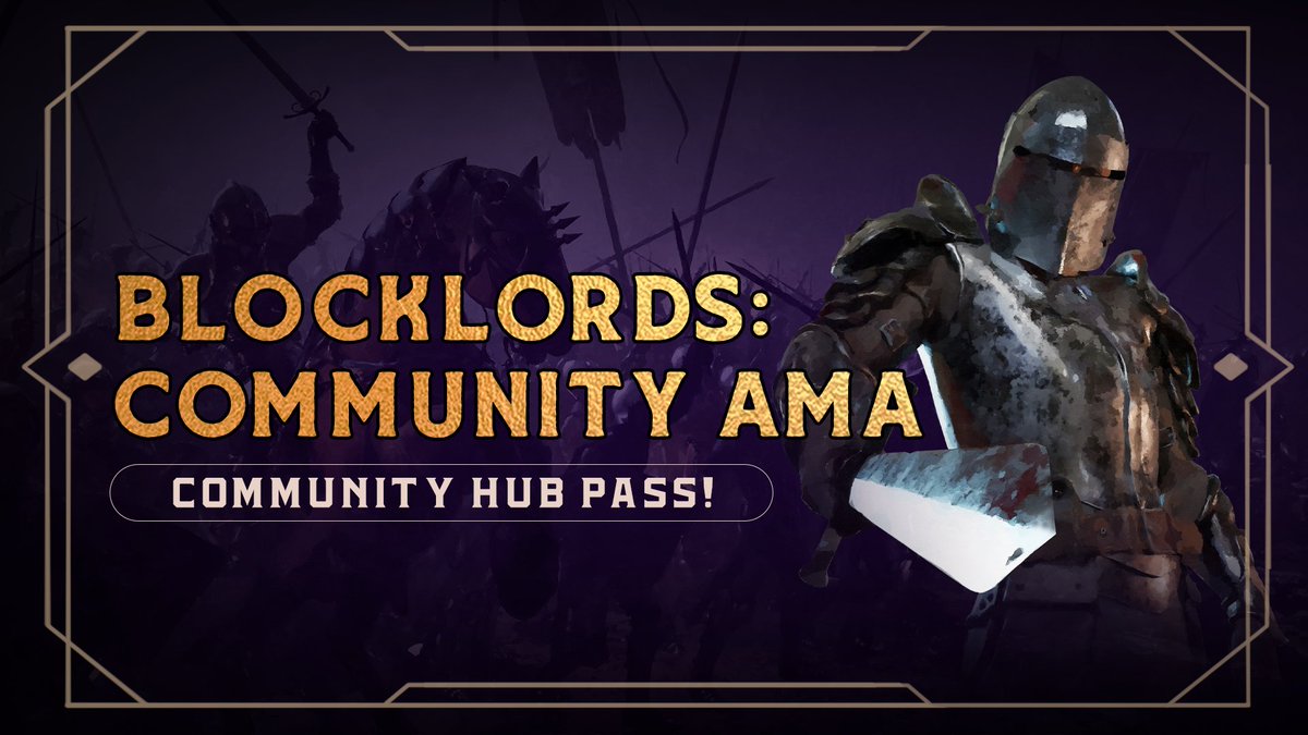 📯COMMUNITY HUB: UPDATE📯

Introducing the Community Hub Pass🎉

The community is at the heart of BLOCKLORDS, and we’re dedicated to rewarding our members for their engagement and support!

The Community Pass introduces a new reward structure, allowing you to earn rewards for