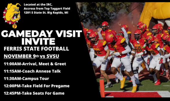 Wesley Hughes (@wesleyhughes0) on Twitter photo I will be at Ferris State tomorrow!
<a href="/FerrisFootball/">Ferris St. Football</a> <a href="/DavCardFootball/">Davison Cardinals Football 2025</a> I will be at Ferris State tomorrow!
<a href="/FerrisFootball/">Ferris St. Football</a> <a href="/DavCardFootball/">Davison Cardinals Football 2025</a>