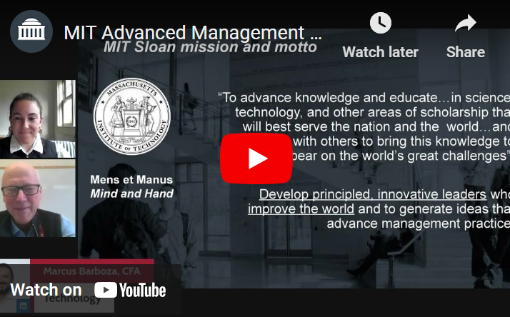 ICYMI, our recent Advanced Management Program (AMP) Info Session is available for viewing: mitsln.co/tnFV50U1pmW