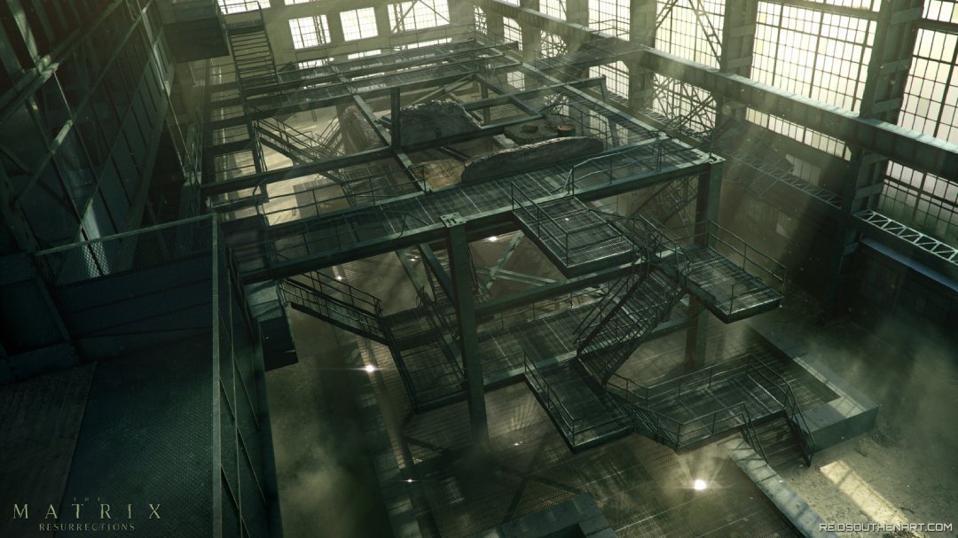 ATMOvfx's tweet image. Here’s some awesome artwork from Matrix resurrections from @Rahll ! #matrix #matrixressurections #filmindustry #filmeffect #professionalfilmwork #vfx #cgi #lighting #stairs #shadows #layering 

Click here to explore the many artworks of Southen here on ATMO!…