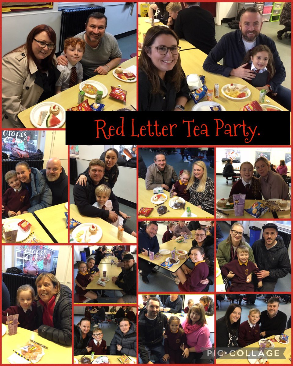 Miss Douglas was lucky enough to spend time celebrating some wonderful children. Our red letter tea party is always so much fun. Congratulations to the children who have been working incredibly hard over the weeks, months and years.
