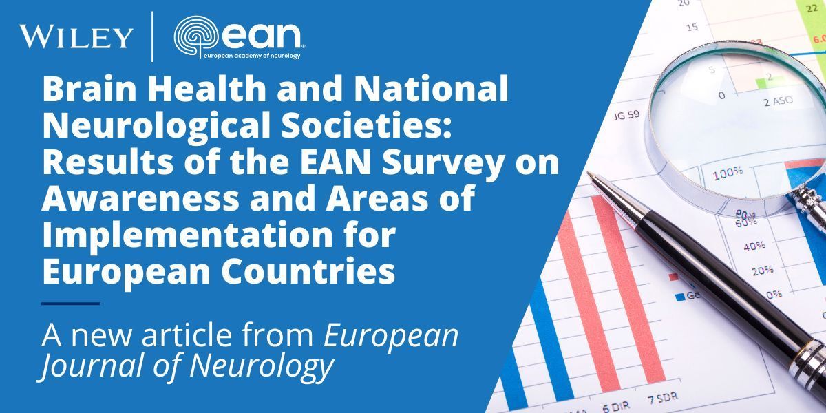 European Journal of Neurology (@eurjournalneuro) on Twitter photo 🚨 New paper alert!
"Brain Health and National Neurological Societies: Results of the EAN Survey on Awareness and Areas of Implementation for European Countries" from Leonardi et al.
📚 onlinelibrary.wiley.com/doi/full/10.11…
#Neurology #BrainHealth
<a href="/EANeurology/">European Academy of Neurology</a> <a href="/WileyNeuro/">Wiley Neuro</a> 🚨 New paper alert!
"Brain Health and National Neurological Societies: Results of the EAN Survey on Awareness and Areas of Implementation for European Countries" from Leonardi et al.
📚 onlinelibrary.wiley.com/doi/full/10.11…
#Neurology #BrainHealth
<a href="/EANeurology/">European Academy of Neurology</a> <a href="/WileyNeuro/">Wiley Neuro</a>