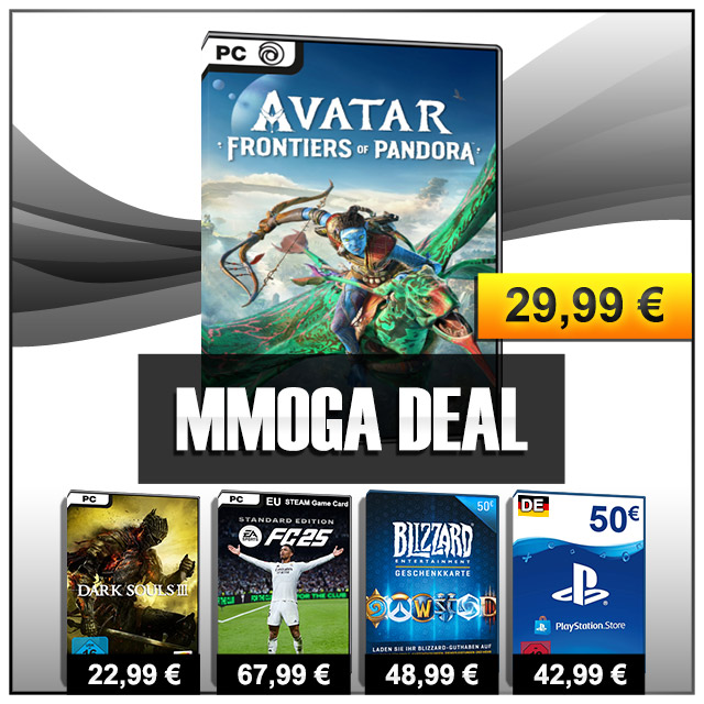 #MMOGADeal - Das Spiel zum erfolgreichsten Film aller Zeiten! Der dritte Teil einer Kult-Reihe! Das ultimative Fußball-Game! Guthaben für gleich zwei beliebte Plattformen! Nur bis Montag, 11. November, 15 Uhr. #WeekendDeal #StaySafe

#MMOGA Deal-Übersicht: mmo.ga/nFx7