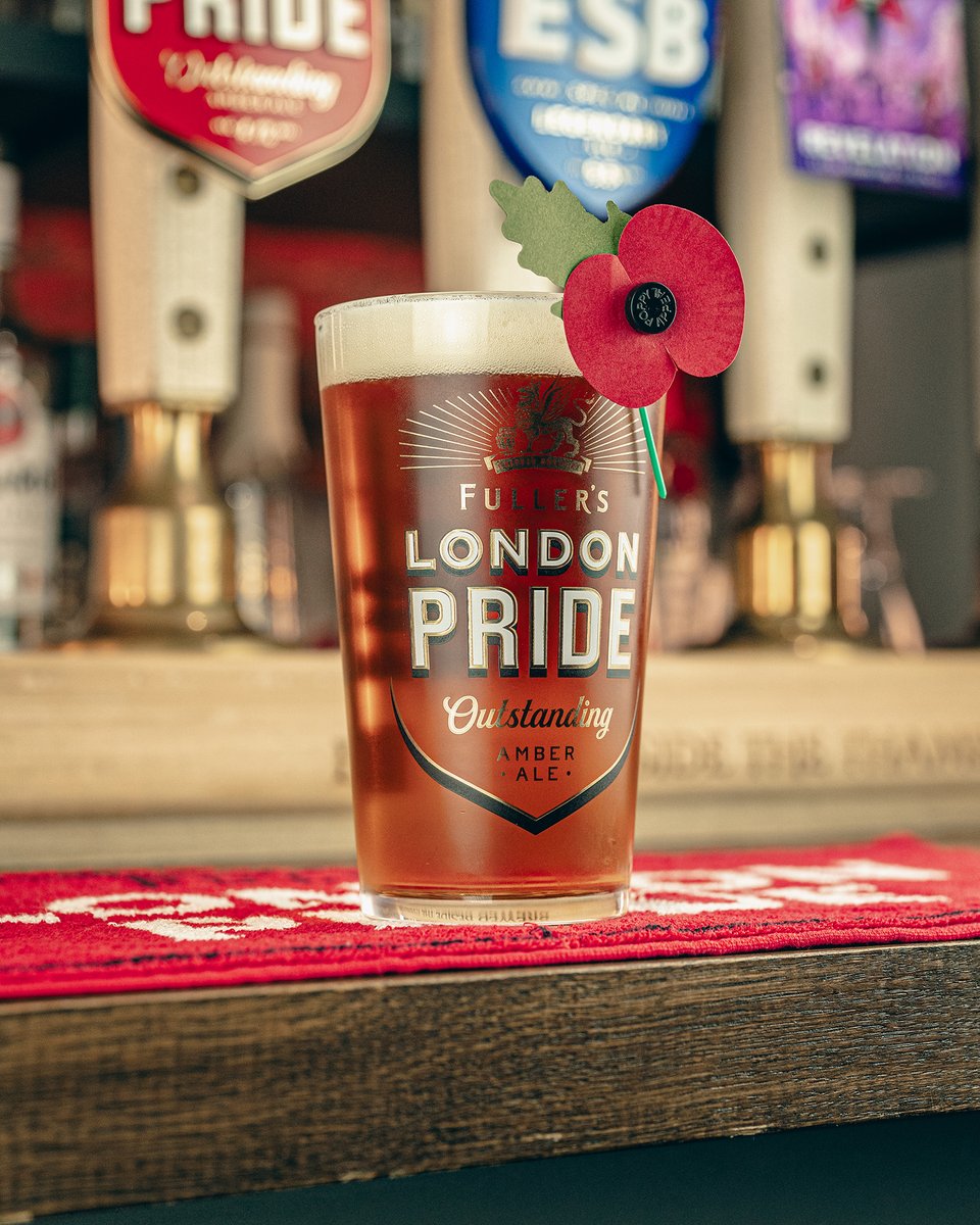 Wear your poppy with Pride. ❤️

#RemembranceSunday #DrinkResponsibly