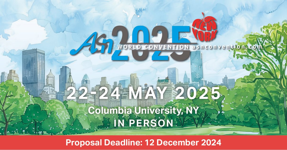 The ASN World Convention is back! Columbia University, May 22-24, 2025. Proposal Deadline: 12 December 2024. Paper or panel/roundtable proposals, book panels, films. Ukraine, Russia, Balkans, Central Europe, Eurasia, Caucasus, Nationalism, Migration, Populism, Gender. A no miss!