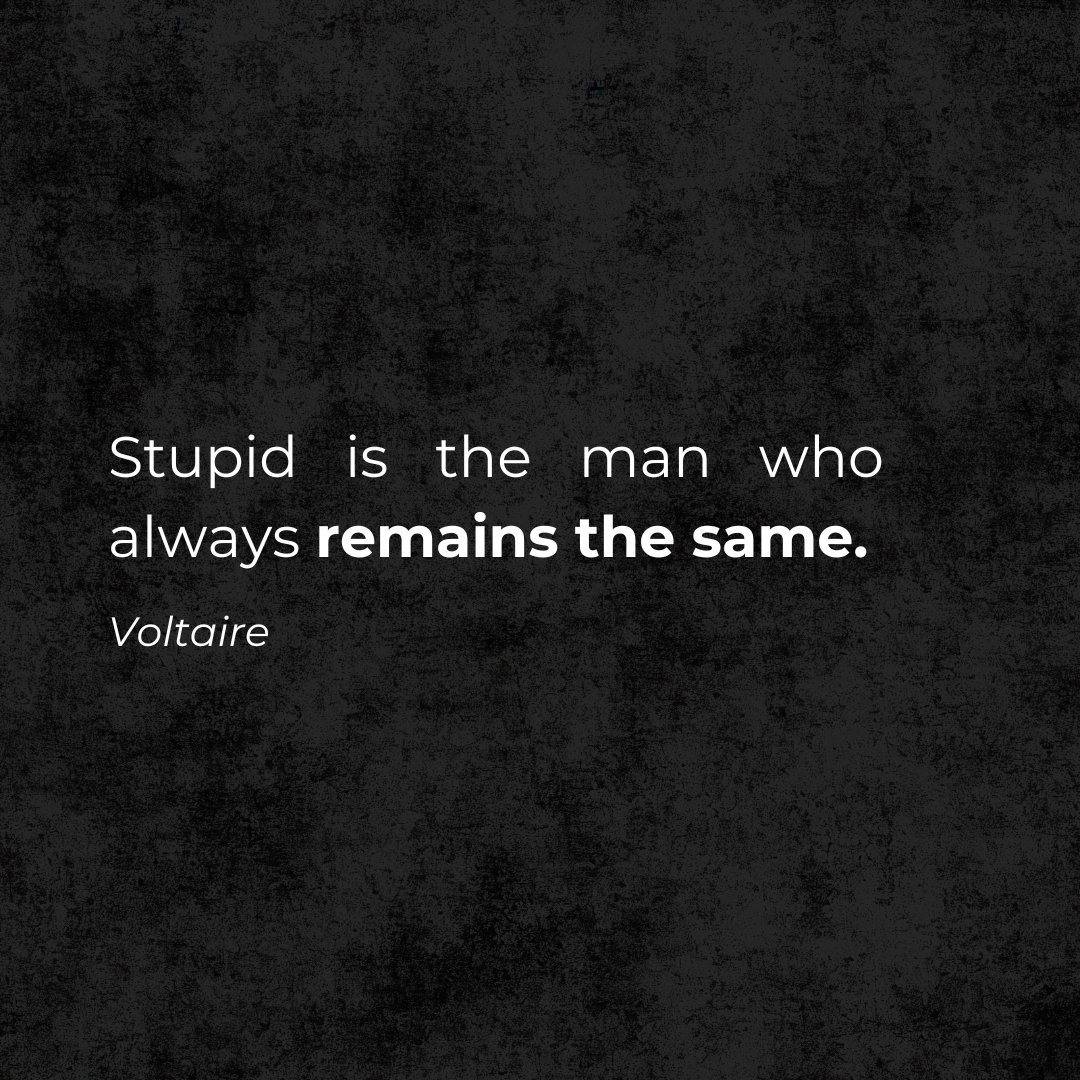 rosspower's tweet photo. It’s wild how much my perspectives and beliefs have shifted over the years.

In my 20s, I can remember so many moments of fiercely defending the “right” way to live or the latest belief I’d latched onto.

Looking back, I see how temporary and changeable it all was.

Now, I know that nothing is fixed, nothing is universally “right.”

The only constant is change, and the best skill you can develop is the ability to adapt at pace.

Open-mindedness is the fuel for creativity.

Adaptability is the fuel for progress.

Embrace change — don't be the stupid man.