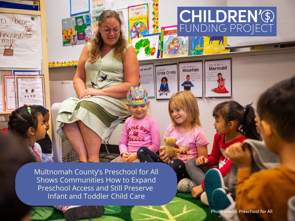 Children's Funding Project (@fundourkids) on Twitter photo Members of our voter-approved children’s fund community of practice met in <a href="/multco/">Multnomah County, OR</a> to examine the Preschool for All program there and found innovations in #earlychildhood care and education that could serve as great inspiration to others. Learn more!
👀➡️ow.ly/monv50TVV2n Members of our voter-approved children’s fund community of practice met in <a href="/multco/">Multnomah County, OR</a> to examine the Preschool for All program there and found innovations in #earlychildhood care and education that could serve as great inspiration to others. Learn more!
👀➡️ow.ly/monv50TVV2n