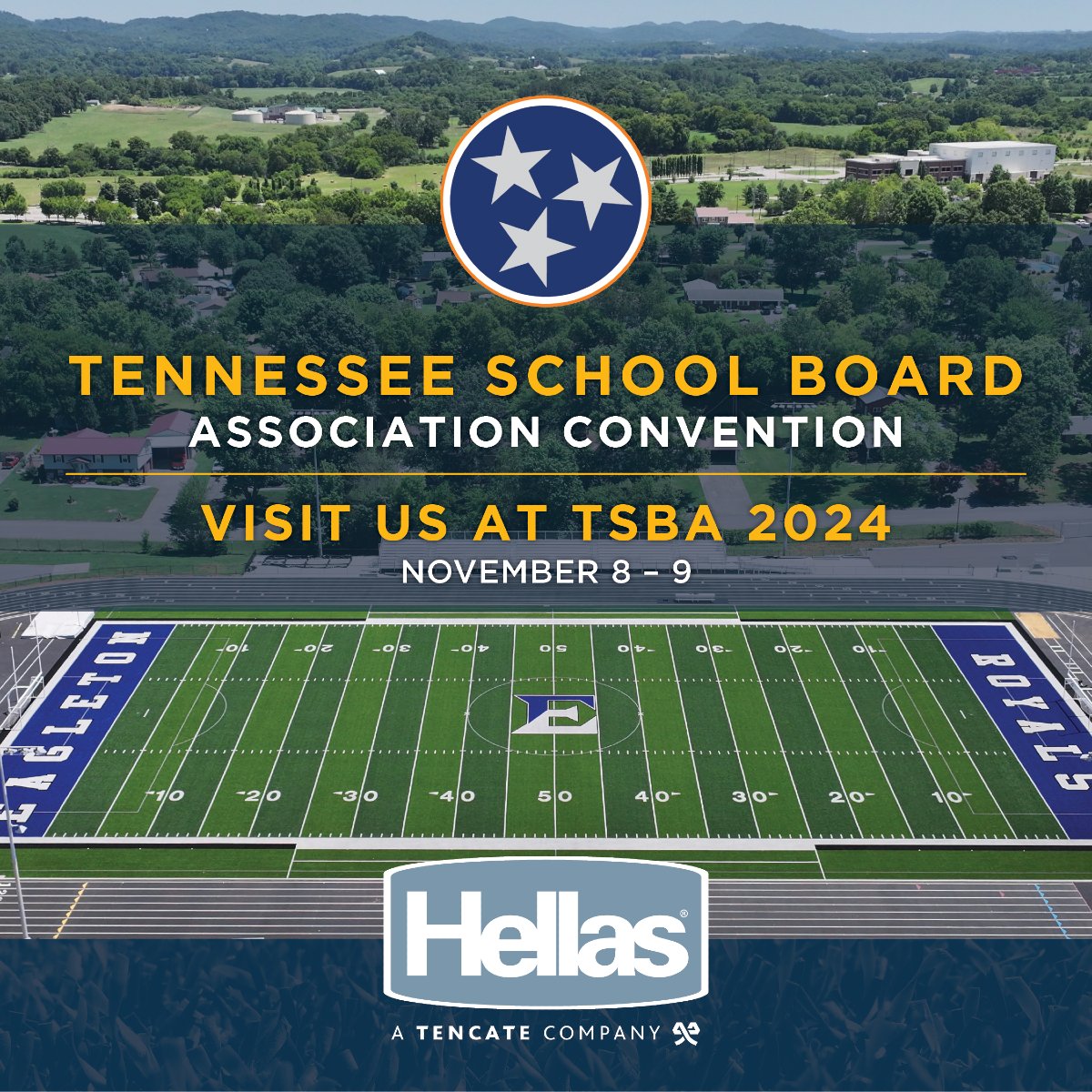 HellasInc's tweet photo. The Tennessee School Board Association Leadership Conference and Annual Convention is underway! We are here until Sunday, November 10th! Make sure to come see us!
#TSBA #hellasconstruction https://t.co/dZYK1Fyrrd