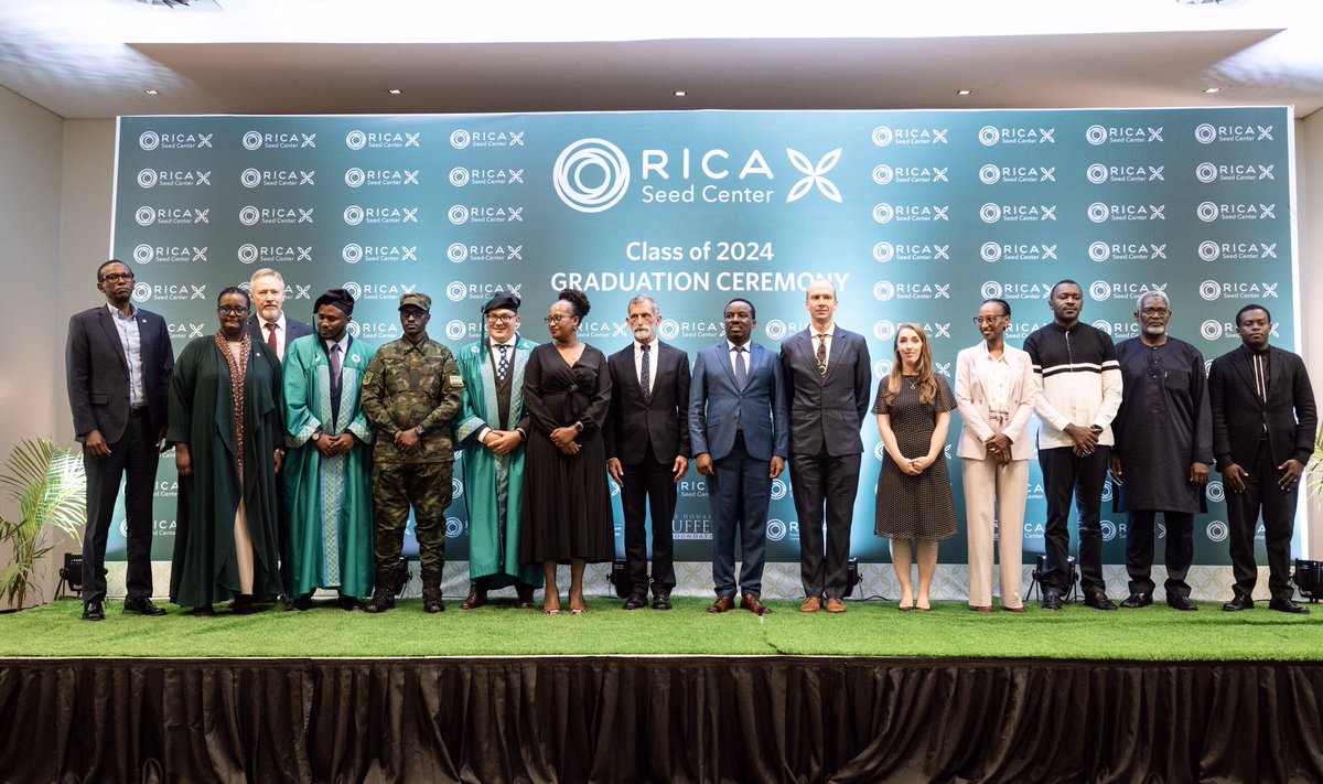 One Acre Fund Rwanda (@oneacrefundrw) on Twitter photo Today's graduation of 16 seed technology and business professionals marks a significant milestone of RICA Seed Center created by <a href="/oneacrefundRW/">One Acre Fund Rwanda</a> in partnership with <a href="/RICA_Rwanda/">Rwanda Institute for Conservation Agriculture</a> with funding from Howard G. Buffett Foundation to enhance local seed quality. #RwOX Today's graduation of 16 seed technology and business professionals marks a significant milestone of RICA Seed Center created by <a href="/oneacrefundRW/">One Acre Fund Rwanda</a> in partnership with <a href="/RICA_Rwanda/">Rwanda Institute for Conservation Agriculture</a> with funding from Howard G. Buffett Foundation to enhance local seed quality. #RwOX