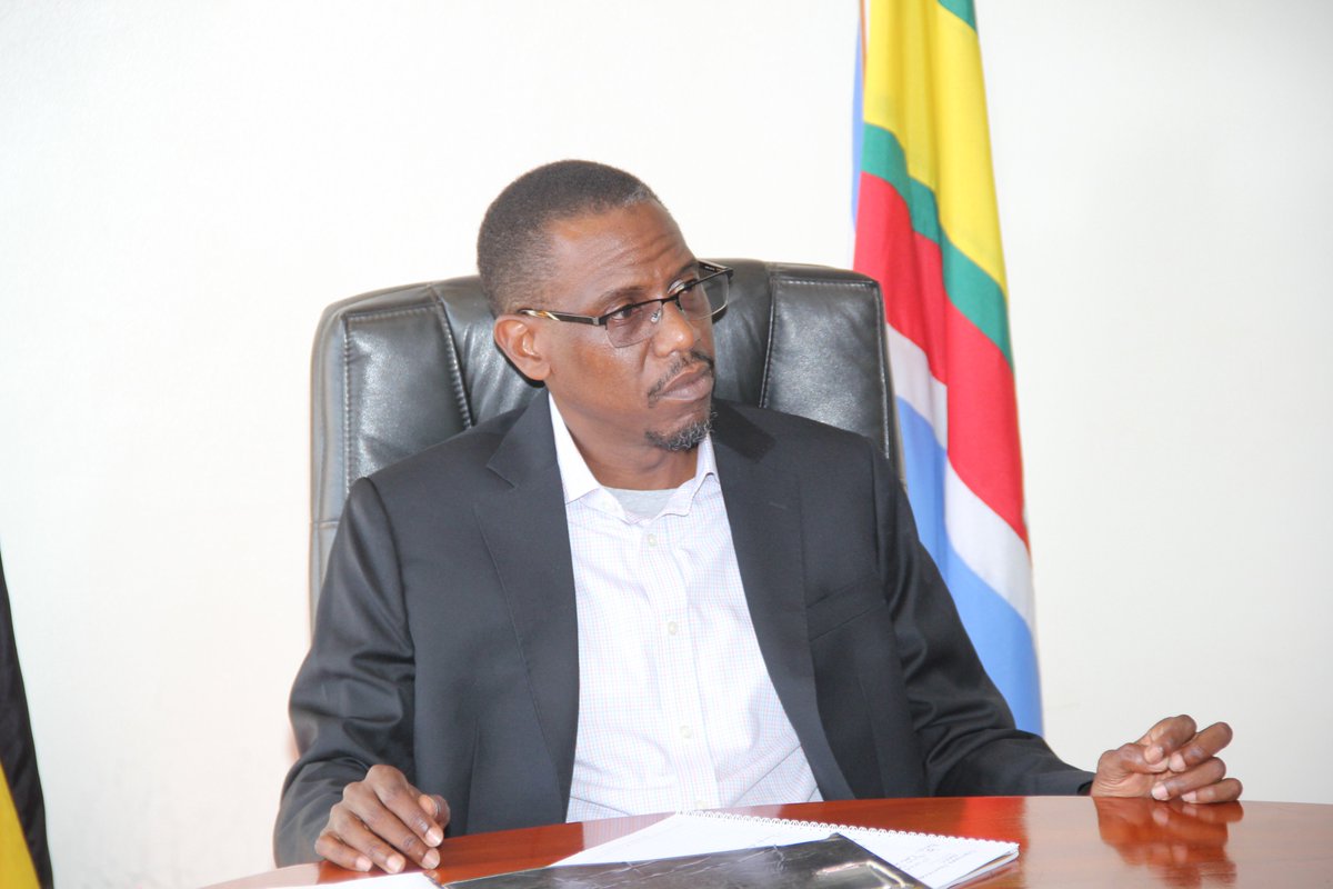 MoJCAUG's tweet photo. Attorney General @KiryowaKk this morning hosted Mr. Sanjay Rugani, Chief Executive Officer of @StanChartUGA in the @MoJCAUG boardroom.
They discussed how @StanChartUGA can partner with @GovUganda to deliver on its desired public goods for the holistic development of the country. https://t.co/gCvrOdIzrX