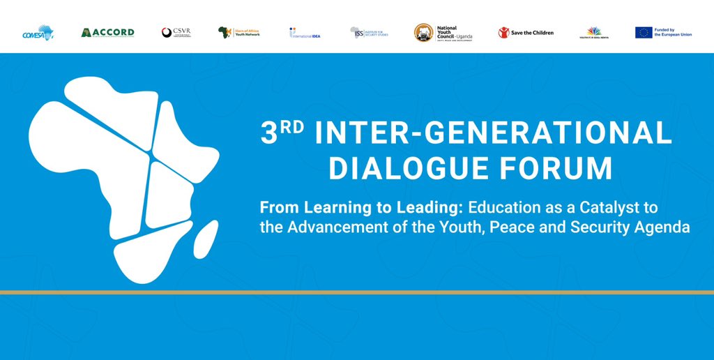 From Learning to Leading!

 The 3rd Inter Generational Dialogue promises to be a dynamic experience to reimagine the education of the COMESA region and propel action on the part of member states for sustainable peace and development.

 #3rdIGDForum2024 #Education4Peace